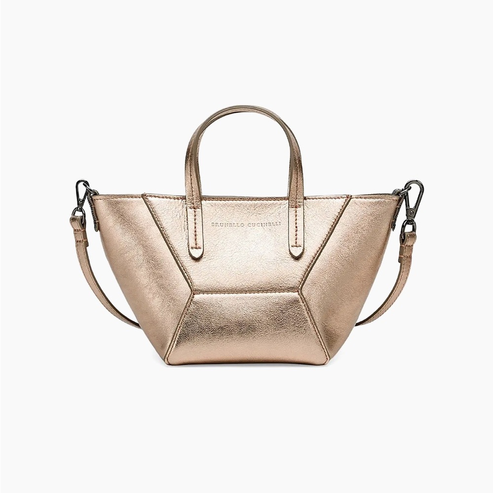 Brunello Cucinelli Duo Mini crossbody/top handle bag
